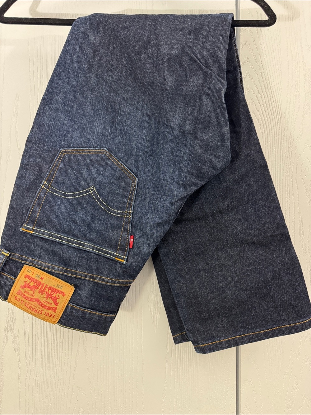 Levi's Dark Blue Straight Leg Jeans